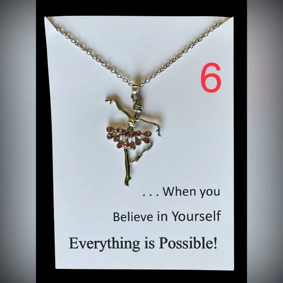 🆕 Ballerina Necklace - Pink - Picture 16 of 16